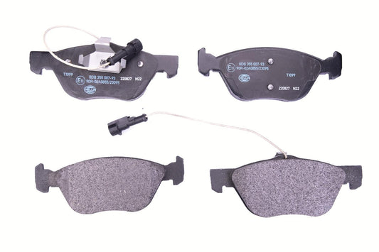 HELLA Brake pad set - T1099 - for e.g. ALFA ROMEO / FIAT / LANCIA 8DB355007-931