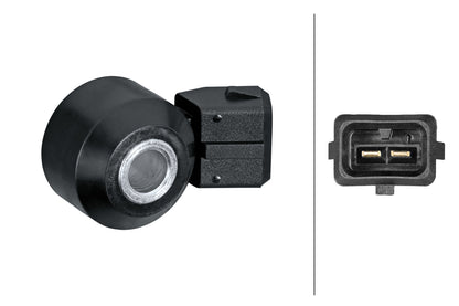 HELLA Knock Sensor - 2-pin connector 6PG013114-761