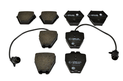 HELLA Brake pad set - T1183 - for e.g. AUDI 8DB355008-791