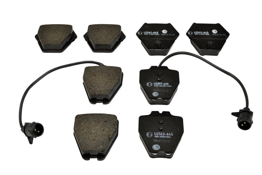 HELLA Brake pad set - T1183 - for e.g. AUDI 8DB355008-791