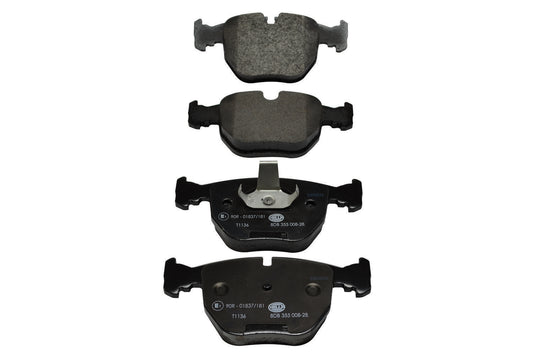 HELLA Brake pad set - T1136 - for e.g. ALPINA / BMW 8DB355008-281