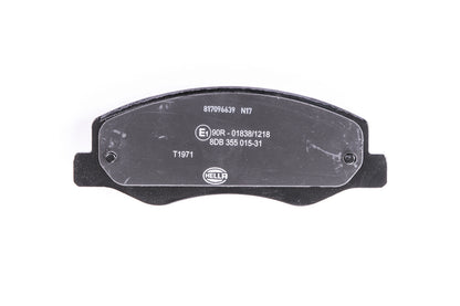 HELLA Brake pad set - T1971 - for e.g. NISSAN / OPEL / RENAULT / VAUXHALL 8DB355015-311