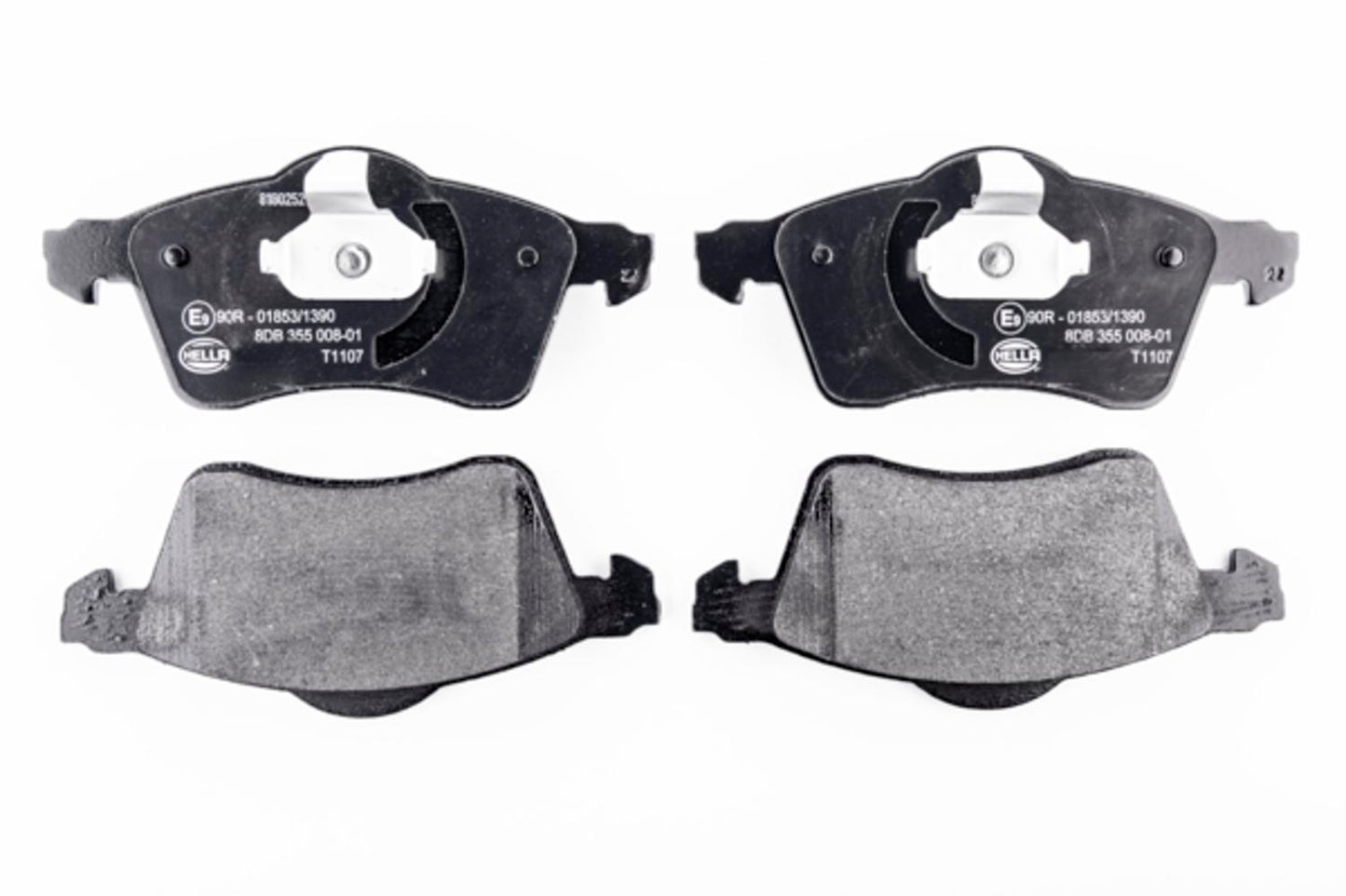 HELLA Brake pad set - T1107 - for e.g. VOLKSWAGEN 8DB355008-011