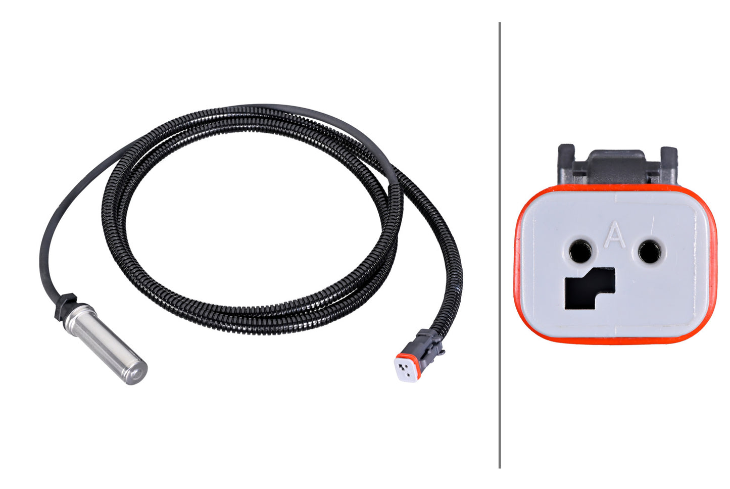 HELLA Sensor, wheel speed - 2-pin connector - Rear Axle 6PU230052-301