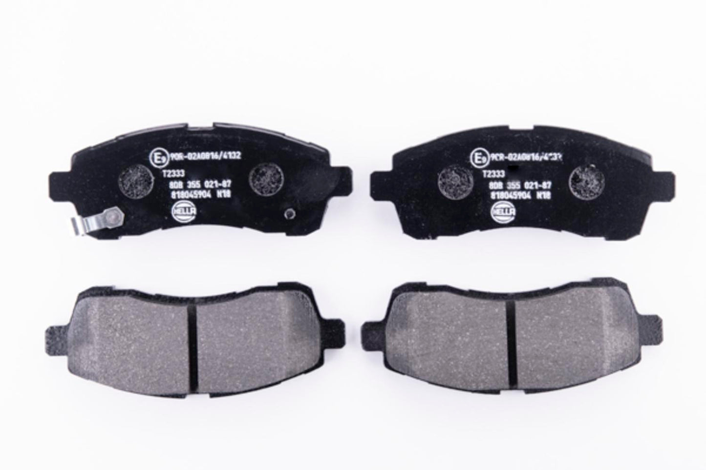 HELLA Brake pad set - T2333 - for e.g. MAZDA 8DB355021-871