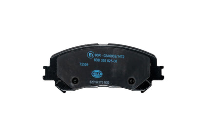 HELLA Brake pad set - T2554 - for e.g. RENAULT 8DB355025-081