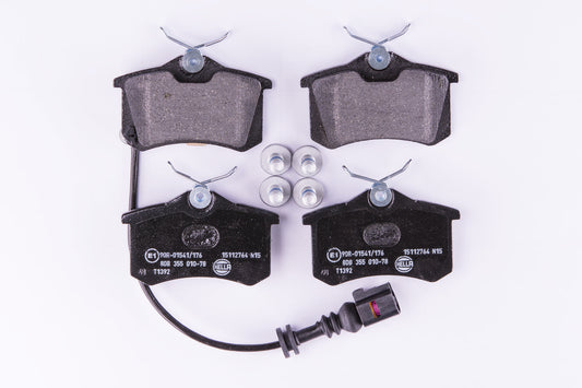 HELLA Brake pad set - T1392 - for e.g. SEAT / VOLKSWAGEN 8DB355010-781