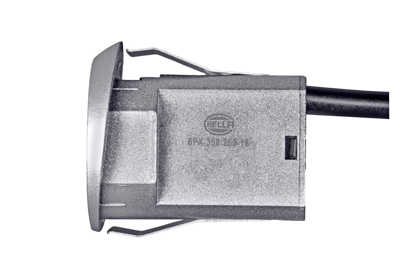 HELLA Sensor, park distance control - straight - 2-pin connector - Plugged - Cable: 32 6PX358269-181