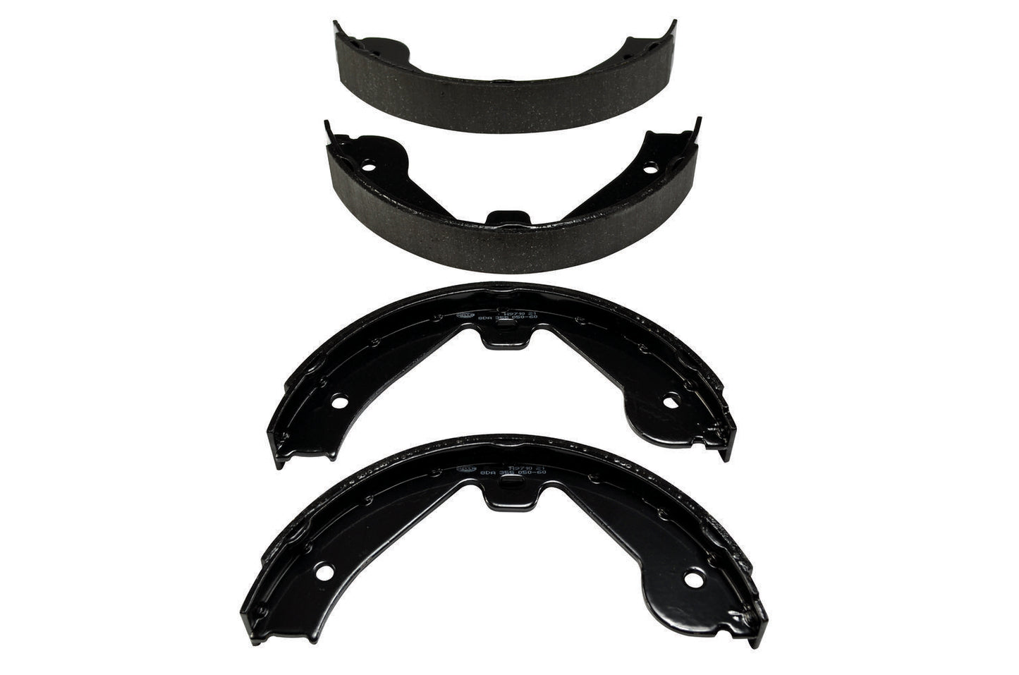 HELLA Brake Shoe Set, parking brake - H9710 - for e.g. AUDI / LAND ROVER / MERCEDES-BE 8DA355050-601