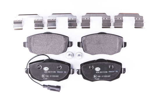 HELLA Brake pad set - T1650 - for e.g. LANCIA 8DB355012-861