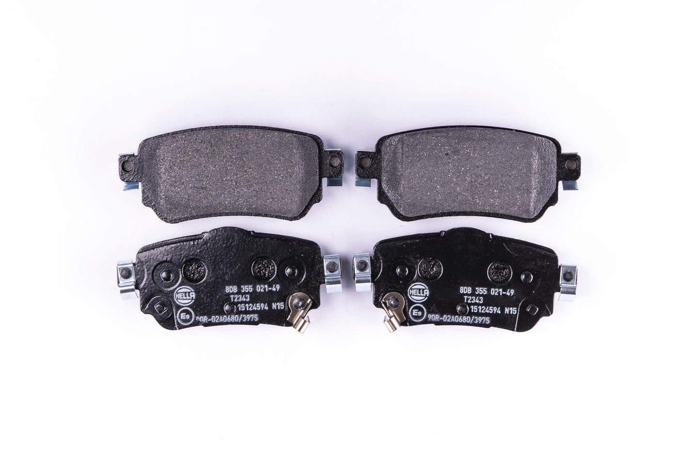 HELLA Brake pad set - T2343 - for e.g. NISSAN / RENAULT 8DB355021-491
