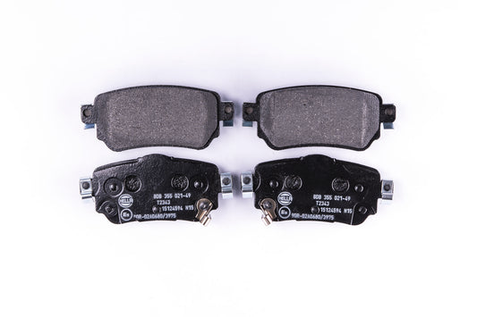 HELLA Brake pad set - T2343 - for e.g. NISSAN / RENAULT 8DB355021-491