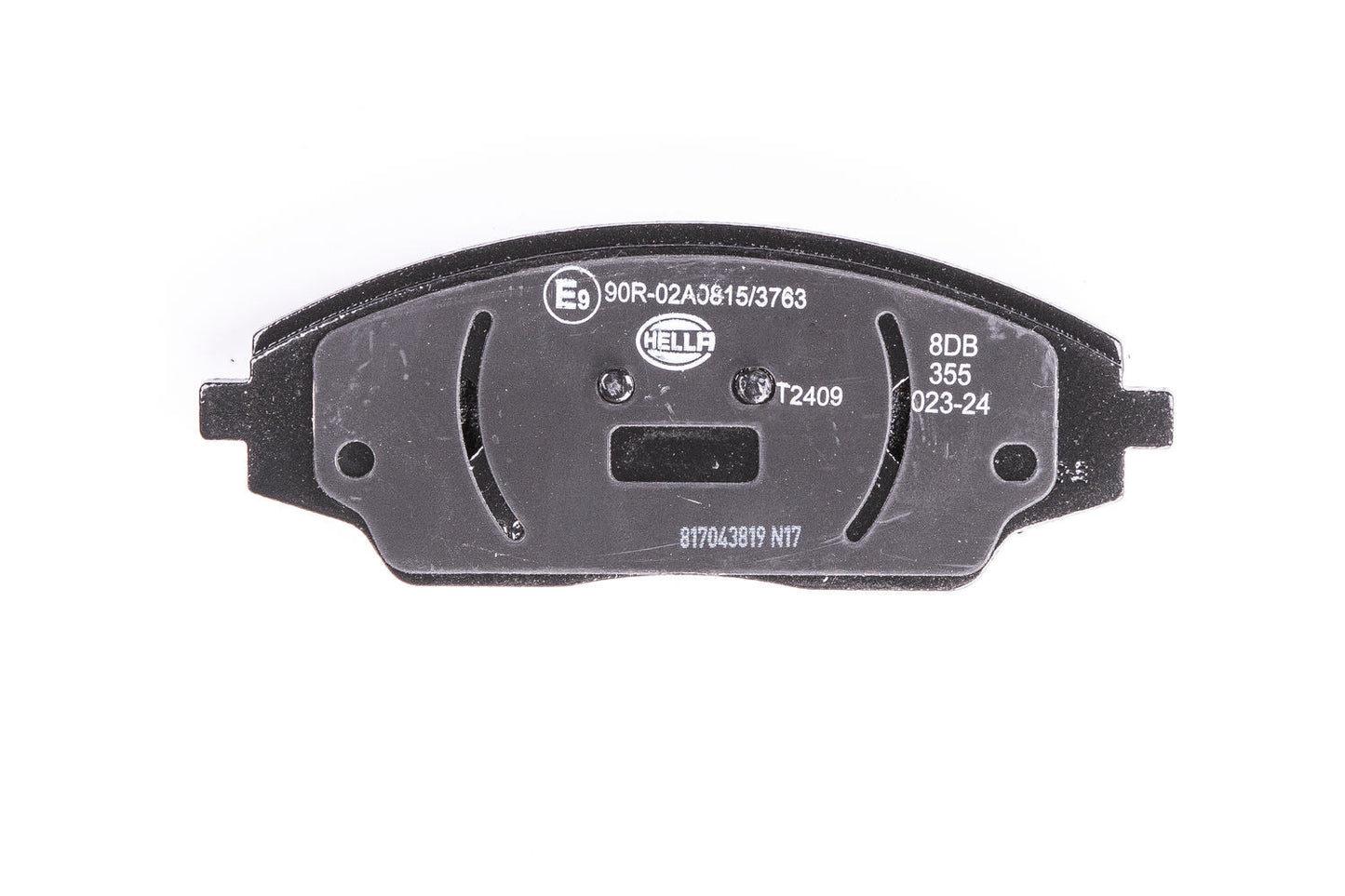 HELLA Brake pad set - T2409 - for e.g. CHEVROLET 8DB355023-241