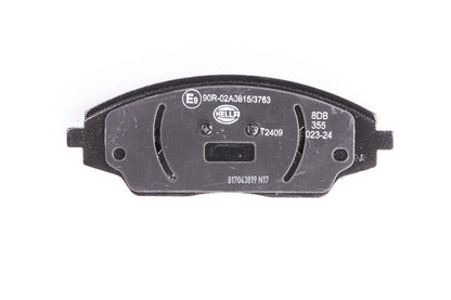 HELLA Brake pad set - T2409 - for e.g. CHEVROLET 8DB355023-241