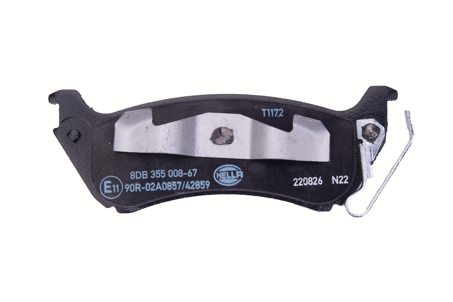 HELLA Brake pad set - T1172 - for e.g. MERCEDES-BENZ 8DB355008-671