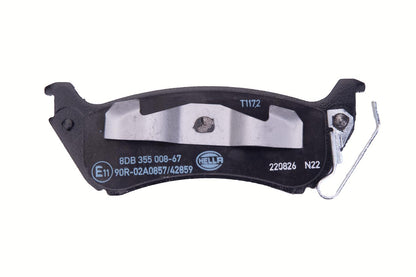 HELLA Brake pad set - T1172 - for e.g. MERCEDES-BENZ 8DB355008-671