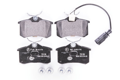 HELLA Brake pad set - T5138 - for e.g. FORD / SEAT / VOLKSWAGEN 8DB355018-601