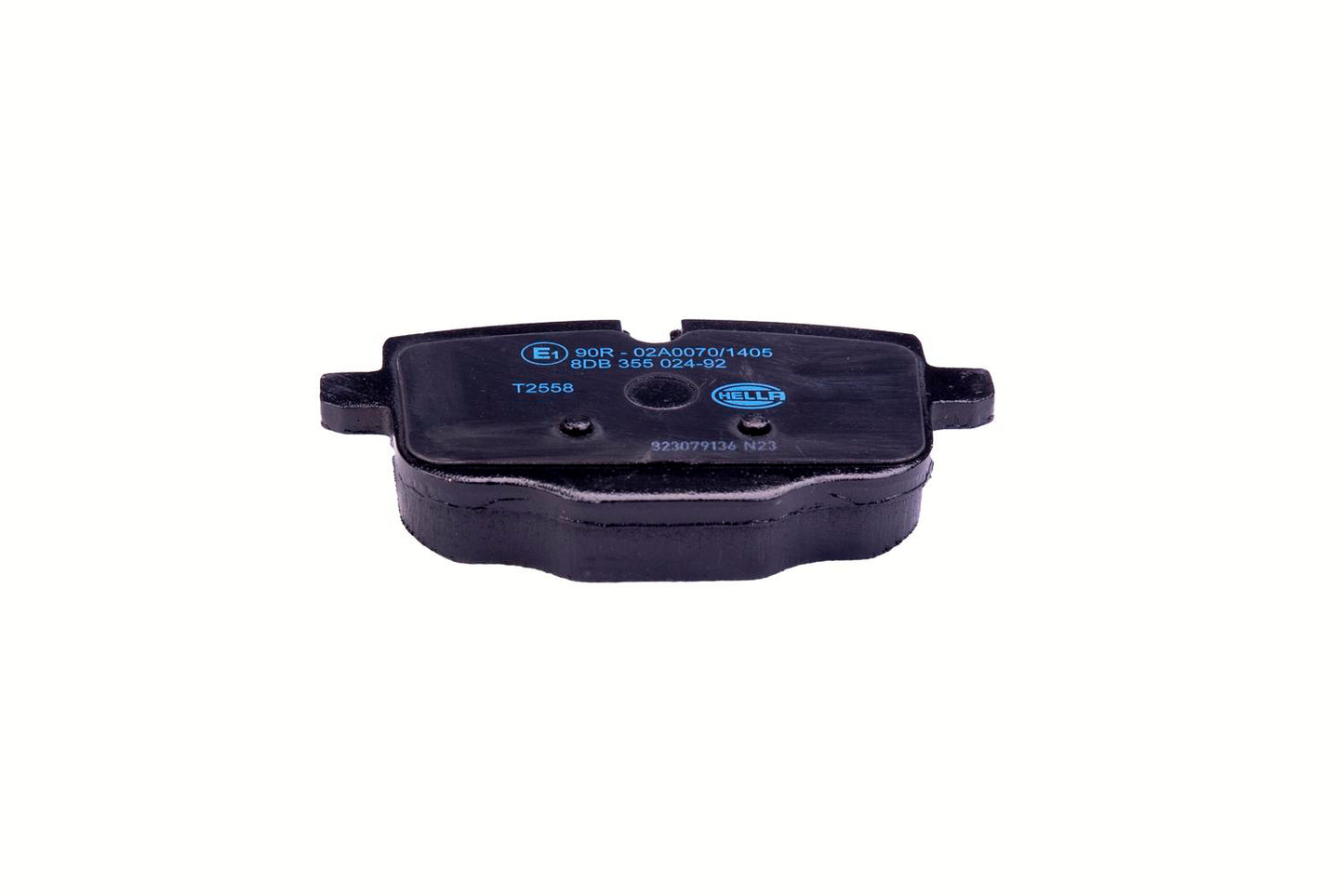 HELLA Brake pad set - T2558 - for e.g. BMW 8DB355024-921