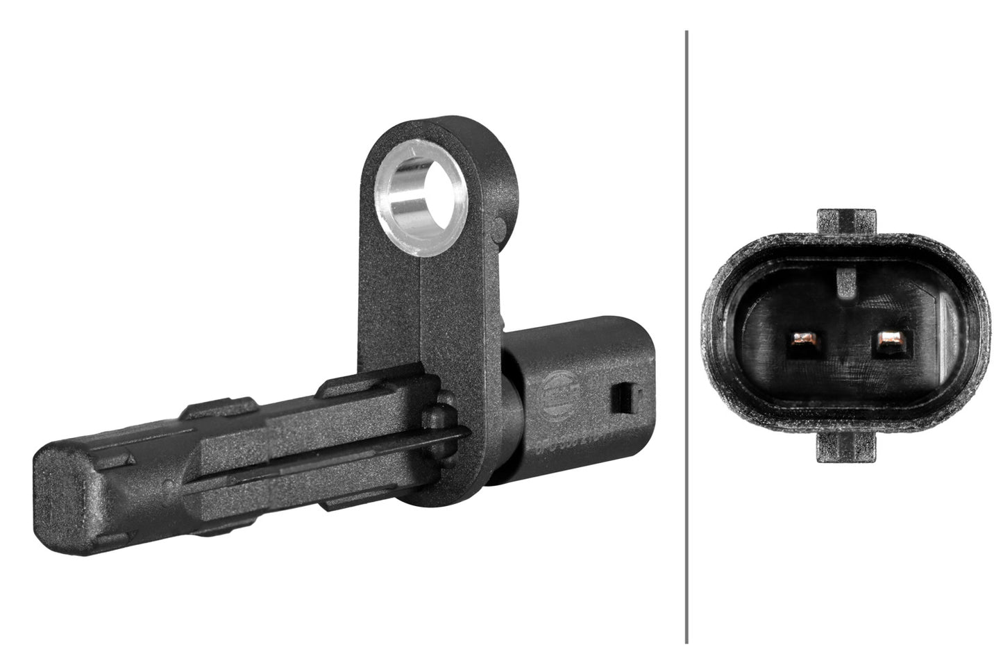 HELLA Sensor, wheel speed - 2-pin connector - Rear Axle 6PU358216-711