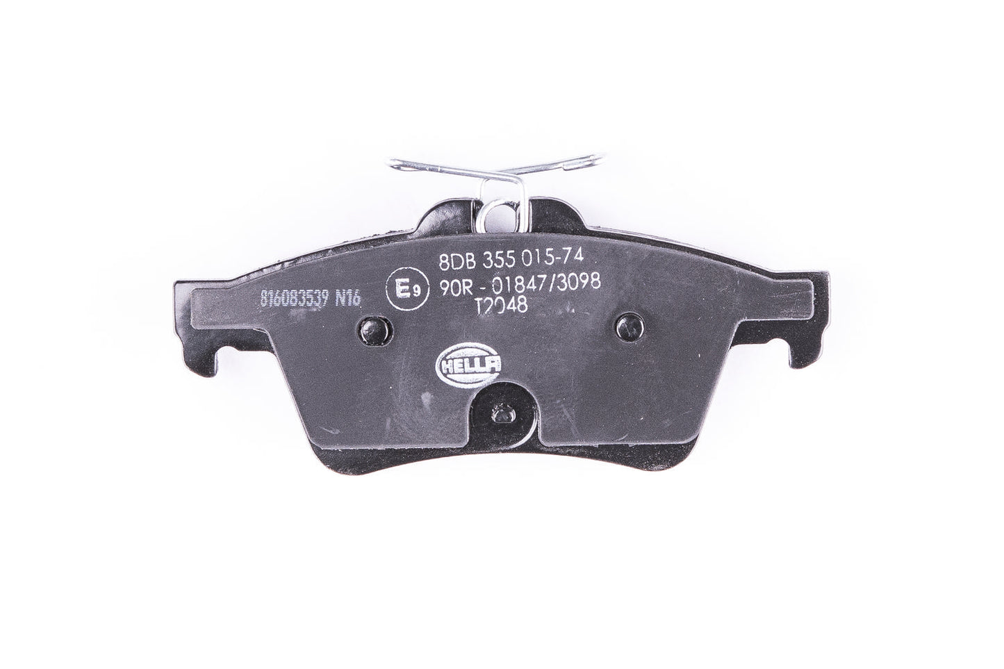 HELLA Brake pad set - T2048 - for e.g. PEUGEOT 8DB355015-741