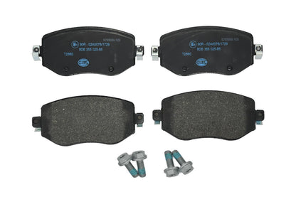 HELLA Brake pad set - T2660 - for e.g. RENAULT 8DB355025-851