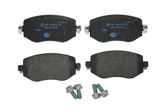 HELLA Brake pad set - T2660 - for e.g. RENAULT 8DB355025-851