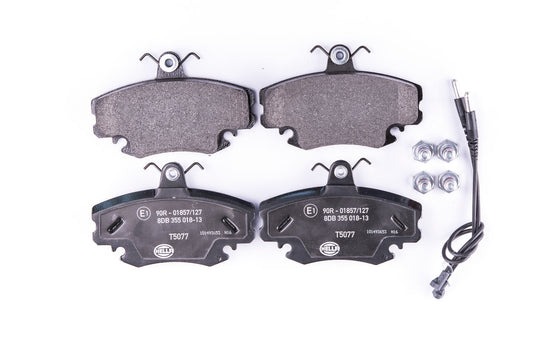 HELLA Brake pad set - T5077 - for e.g. ALPINE / DACIA / LADA / NISSAN / PEUGEOT 8DB355018-131