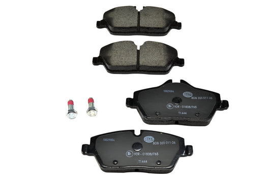 HELLA Brake pad set - T1444 - for e.g. BMW / MINI 8DB355011-261