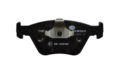 HELLA Brake pad set - T1387 - for e.g. BMW 8DB355010-711