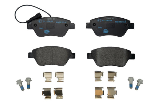 HELLA Brake pad set - T2003 - for e.g. CITROEN / FIAT / PEUGEOT 8DB355015-491