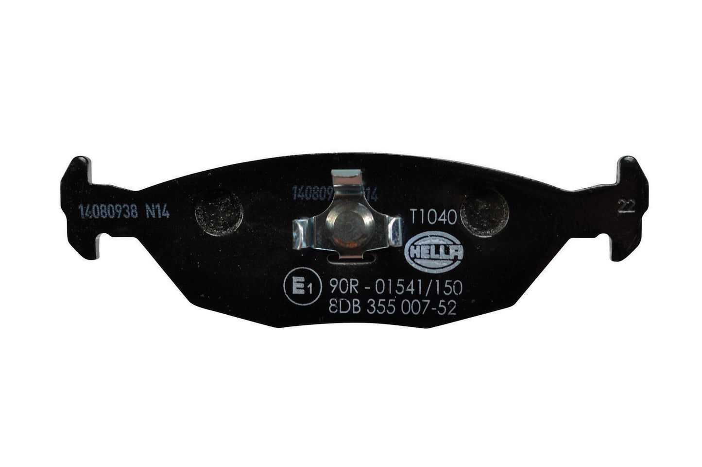 HELLA Brake pad set - T1040 - for e.g. SAAB / VOLVO 8DB355007-521