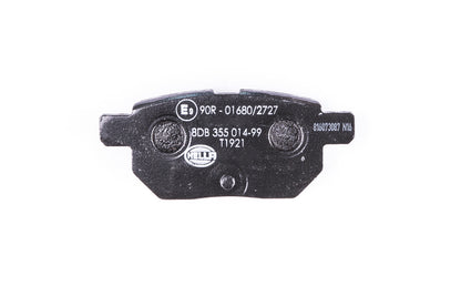 HELLA Brake pad set - T1921 - for e.g. DAIHATSU / LEXUS / SCION / TOYOTA 8DB355014-991
