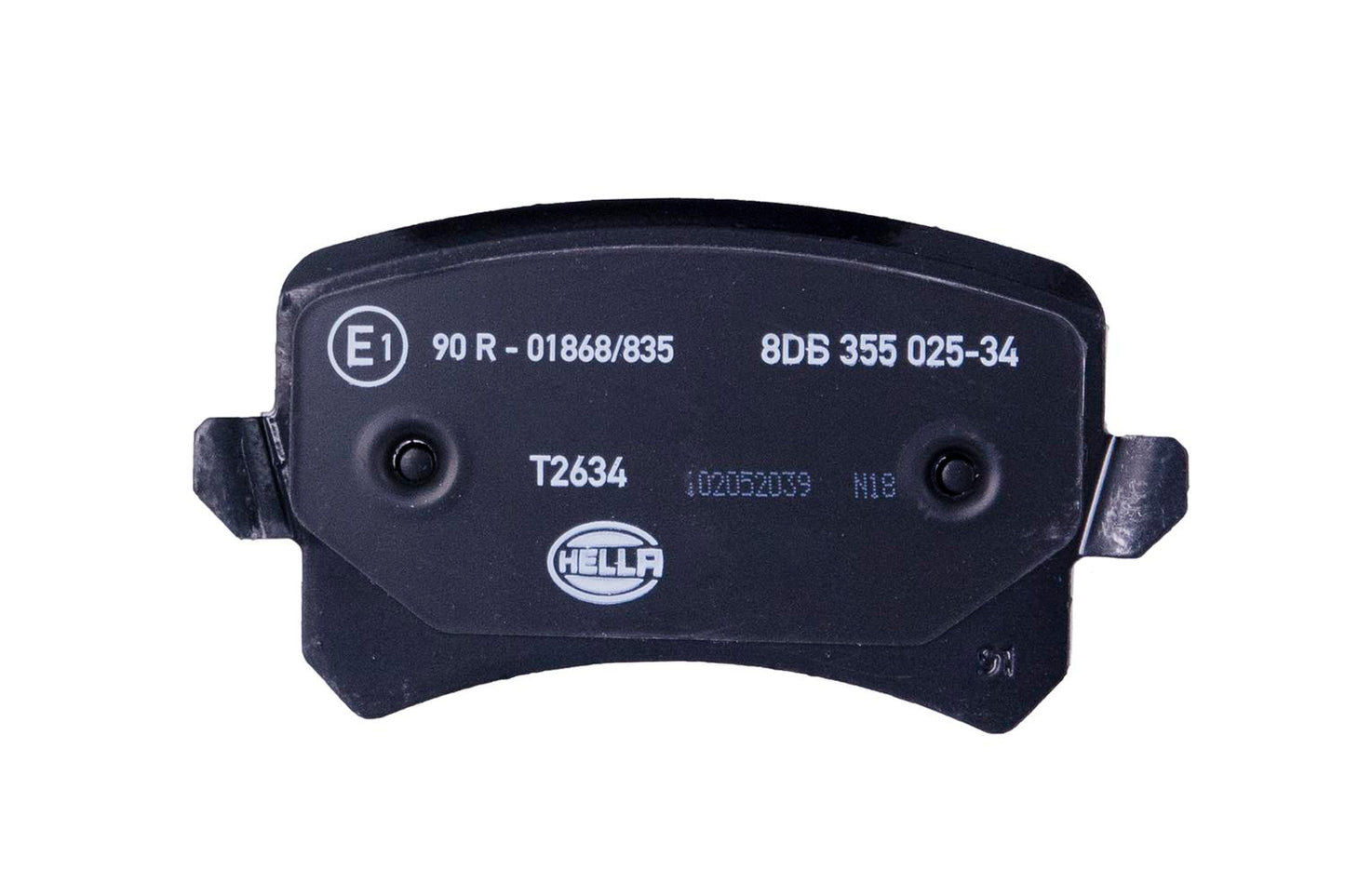 HELLA Brake pad set - T2634 - for e.g. VOLKSWAGEN 8DB355025-341