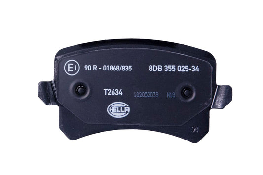 HELLA Brake pad set - T2634 - for e.g. VOLKSWAGEN 8DB355025-341