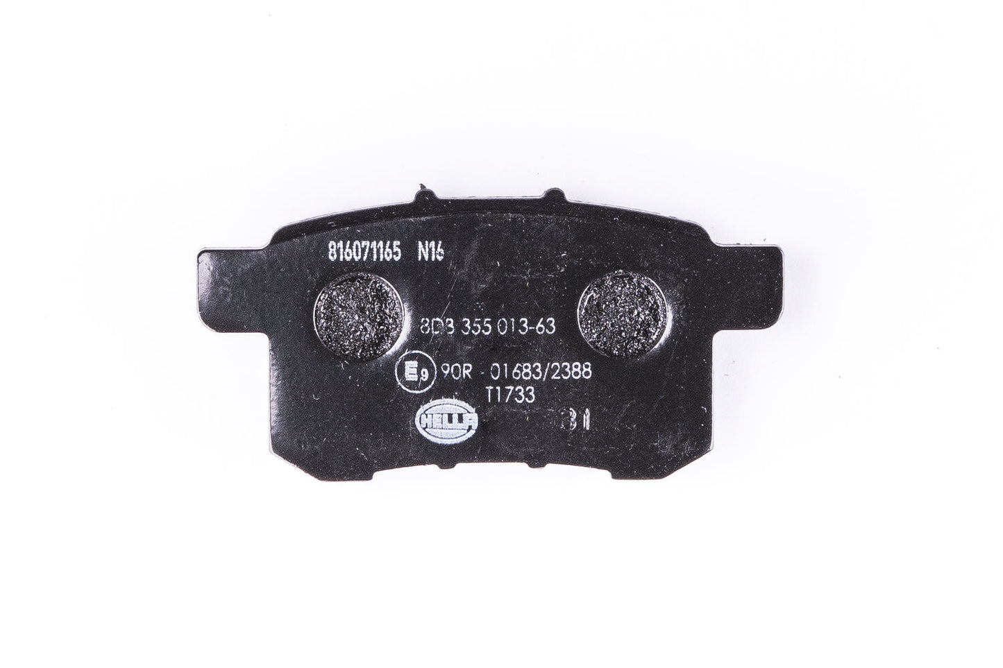 HELLA Brake pad set - T1733 - for e.g. ACURA / BYD / HONDA / PROTON 8DB355013-631