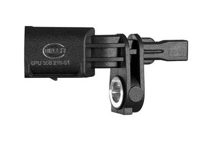 HELLA Sensor, wheel speed - 2-pin connector - Front Axle 6PU358216-511