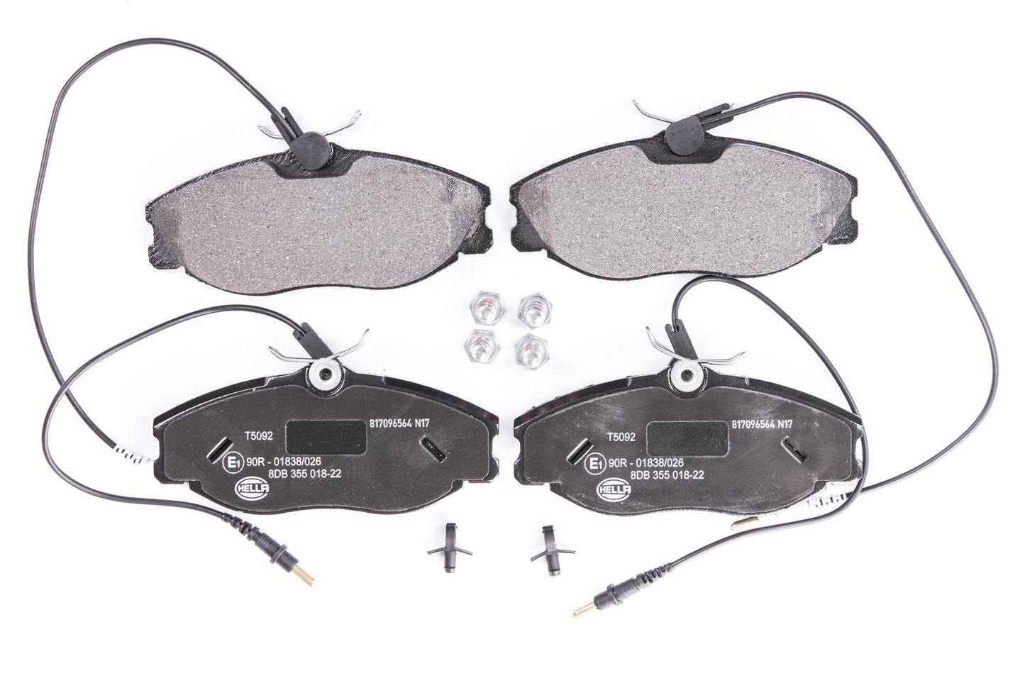 HELLA Brake pad set - T5092 - for e.g. CITROEN / PEUGEOT 8DB355018-221
