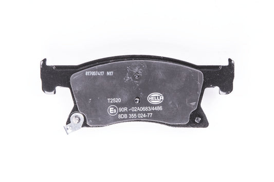 HELLA Brake pad set - T2520 - for e.g. CHEVROLET / HOLDEN / OPEL / VAUXHALL 8DB355024-771