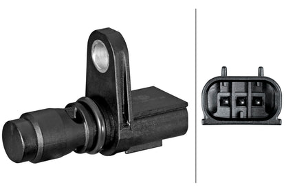 HELLA Sensor, camshaft position - 3-pin connector 6PU358381-281
