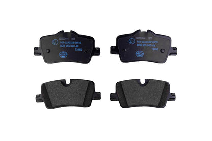 HELLA Brake pad set - T2882 - for e.g. BMW 8DB355040-681