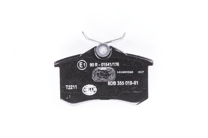 HELLA Brake pad set - T2211 - for e.g. CITROEN / NISSAN / OPEL / PEUGEOT 8DB355019-911