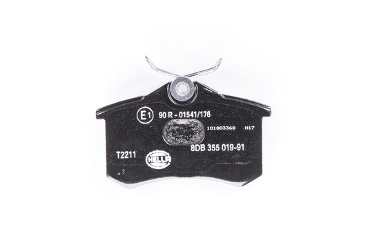 HELLA Brake pad set - T2211 - for e.g. CITROEN / NISSAN / OPEL / PEUGEOT 8DB355019-911