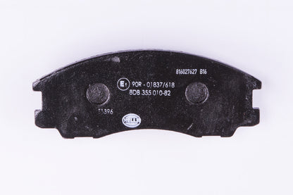 HELLA Brake pad set - T1396 - for e.g. HYUNDAI 8DB355010-821