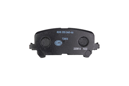 HELLA Brake pad set - T2813 - for e.g. HONDA 8DB355040-461