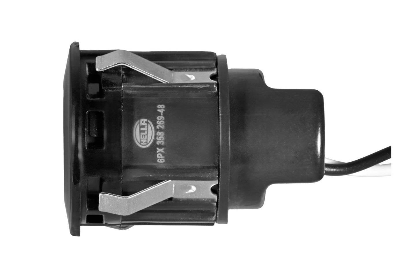 HELLA Sensor, park distance control - straight - 2-pin connector - Plugged 6PX358269-481