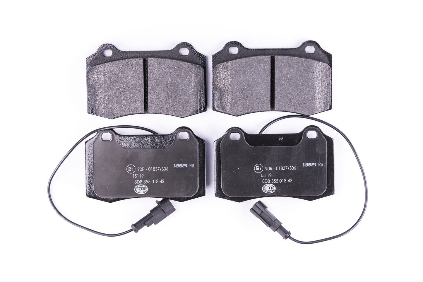 HELLA Brake pad set - T5119 - for e.g. ALFA ROMEO / CHRYSLER / DODGE / FIAT 8DB355018-421