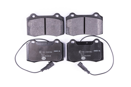 HELLA Brake pad set - T5119 - for e.g. ALFA ROMEO / CHRYSLER / DODGE / FIAT 8DB355018-421