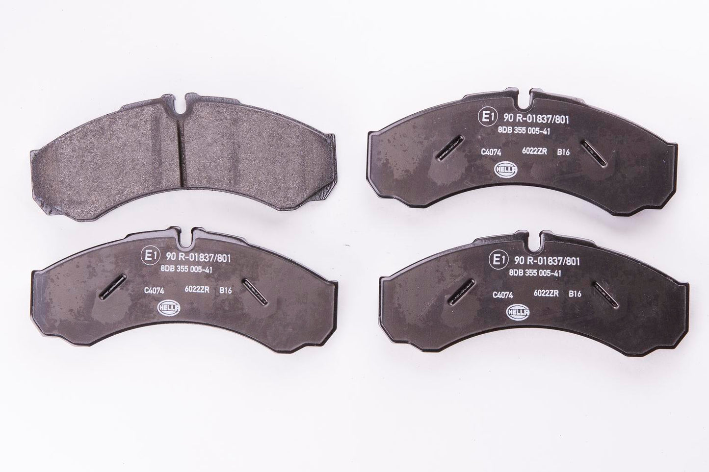HELLA Brake pad set - C4074 - for e.g. IVECO / RENAULT 8DB355005-411