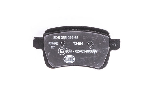 HELLA Brake pad set - T2494 - for e.g. OPEL / VAUXHALL 8DB355024-651