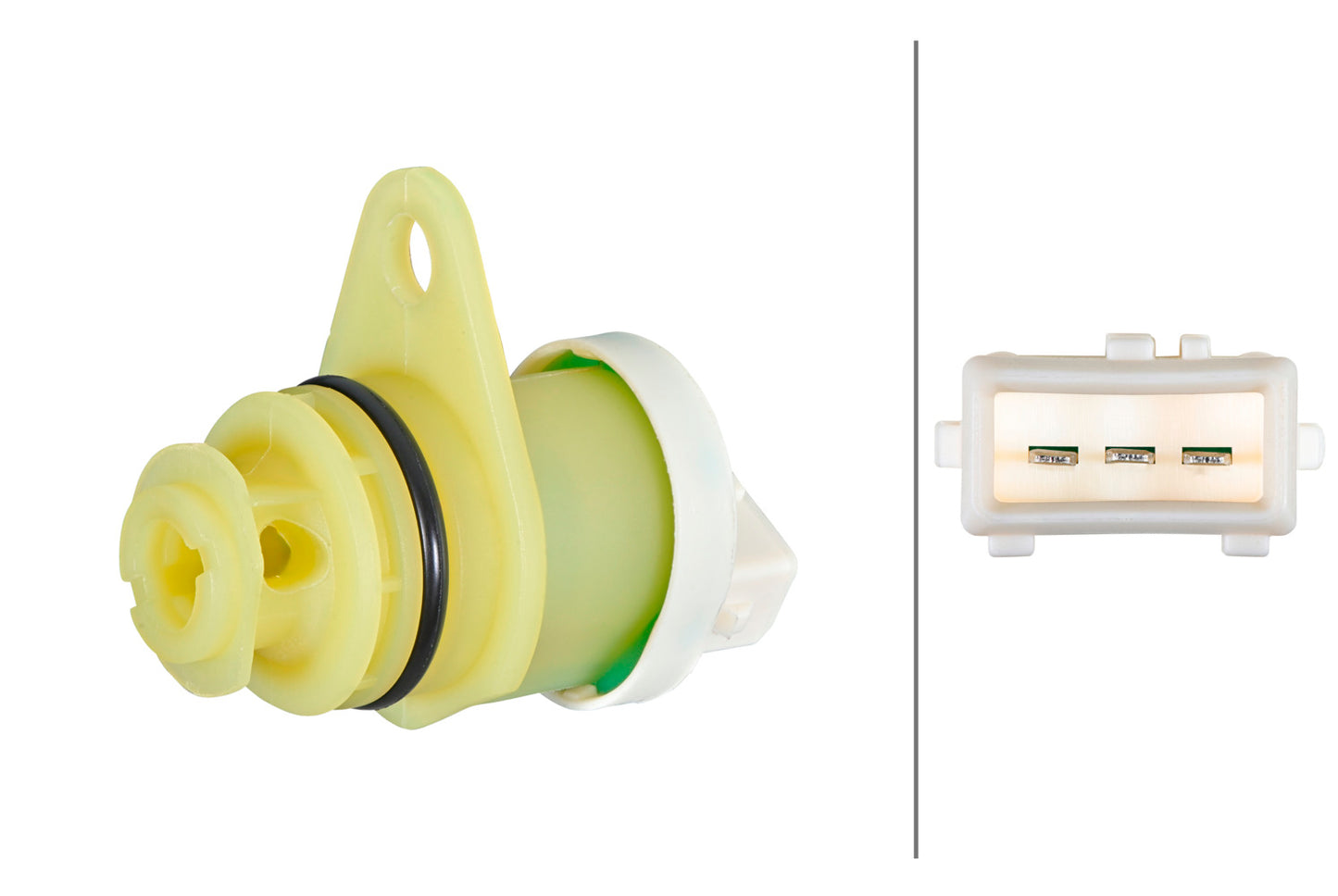 HELLA Sensor, speed/RPM - 3-pin connector - in transmission housing 6PU358380-471